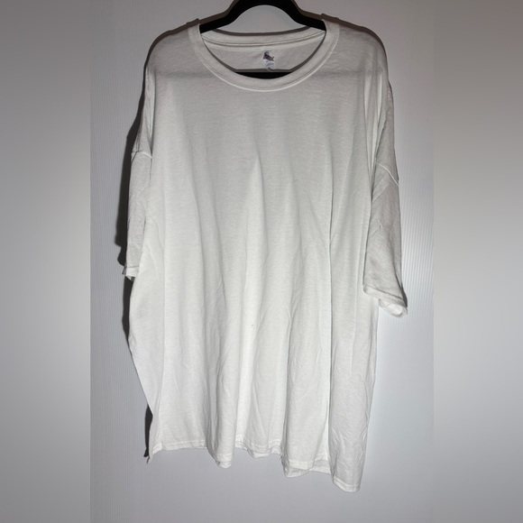 Men’s plain white T-shirt size 4XL - Picture 1 of 3